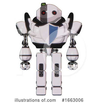 Royalty-Free (RF) Robot Clipart Illustration by Leo Blanchette - Stock Sample #1663006