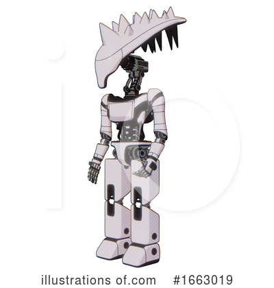 Royalty-Free (RF) Robot Clipart Illustration by Leo Blanchette - Stock Sample #1663019