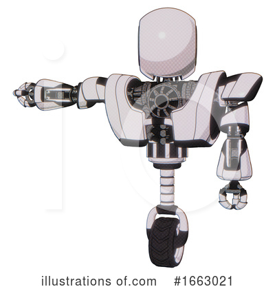 Royalty-Free (RF) Robot Clipart Illustration by Leo Blanchette - Stock Sample #1663021