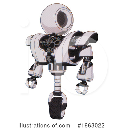 Royalty-Free (RF) Robot Clipart Illustration by Leo Blanchette - Stock Sample #1663022