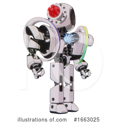 Royalty-Free (RF) Robot Clipart Illustration by Leo Blanchette - Stock Sample #1663025