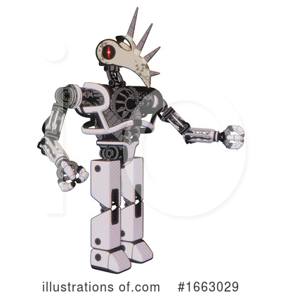 Royalty-Free (RF) Robot Clipart Illustration by Leo Blanchette - Stock Sample #1663029
