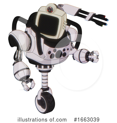 Royalty-Free (RF) Robot Clipart Illustration by Leo Blanchette - Stock Sample #1663039