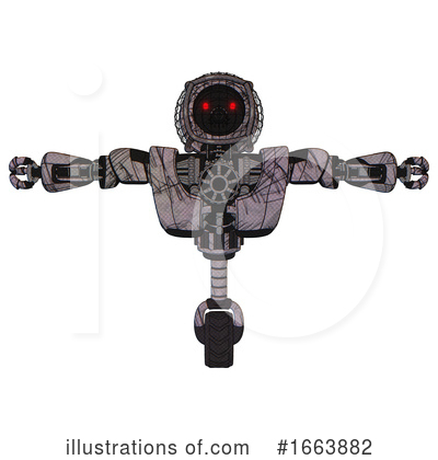 Royalty-Free (RF) Robot Clipart Illustration by Leo Blanchette - Stock Sample #1663882