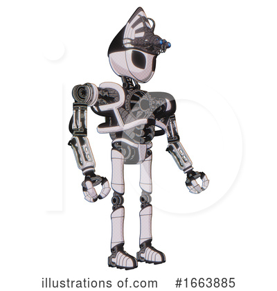Royalty-Free (RF) Robot Clipart Illustration by Leo Blanchette - Stock Sample #1663885