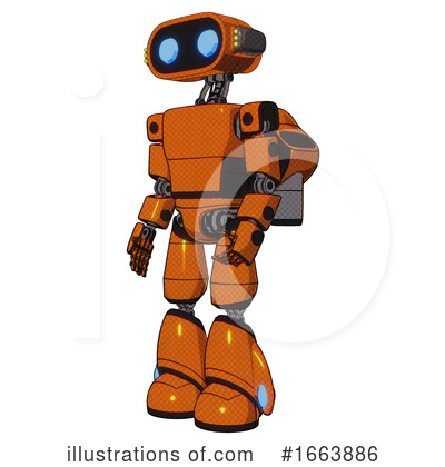 Royalty-Free (RF) Robot Clipart Illustration by Leo Blanchette - Stock Sample #1663886