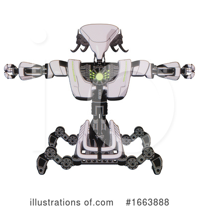 Royalty-Free (RF) Robot Clipart Illustration by Leo Blanchette - Stock Sample #1663888