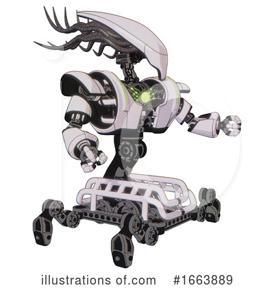 Royalty-Free (RF) Robot Clipart Illustration by Leo Blanchette - Stock Sample #1663889