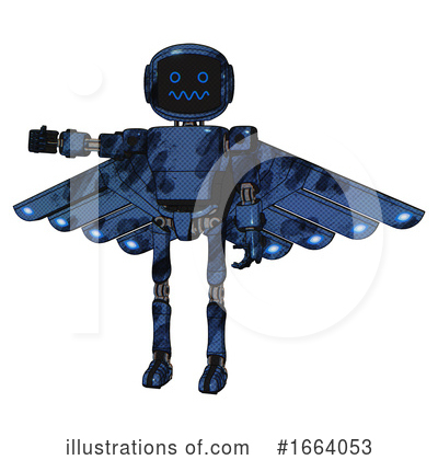 Royalty-Free (RF) Robot Clipart Illustration by Leo Blanchette - Stock Sample #1664053