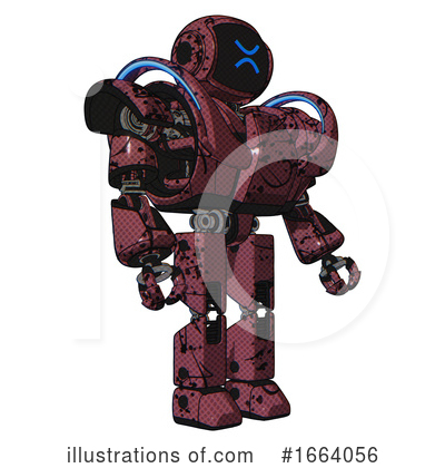 Royalty-Free (RF) Robot Clipart Illustration by Leo Blanchette - Stock Sample #1664056