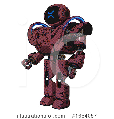 Royalty-Free (RF) Robot Clipart Illustration by Leo Blanchette - Stock Sample #1664057