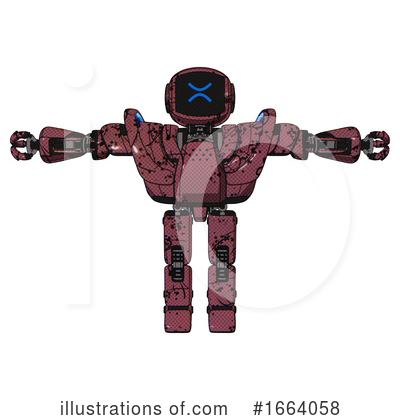 Royalty-Free (RF) Robot Clipart Illustration by Leo Blanchette - Stock Sample #1664058