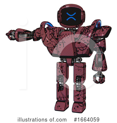 Royalty-Free (RF) Robot Clipart Illustration by Leo Blanchette - Stock Sample #1664059