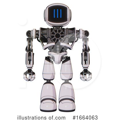 Royalty-Free (RF) Robot Clipart Illustration by Leo Blanchette - Stock Sample #1664063