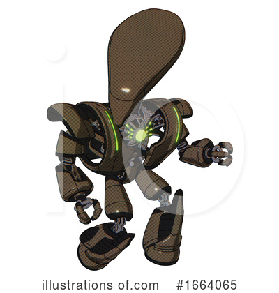 Royalty-Free (RF) Robot Clipart Illustration by Leo Blanchette - Stock Sample #1664065
