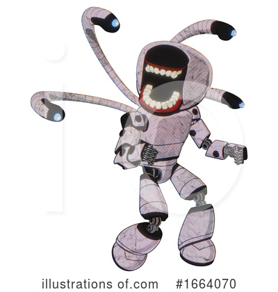 Royalty-Free (RF) Robot Clipart Illustration by Leo Blanchette - Stock Sample #1664070