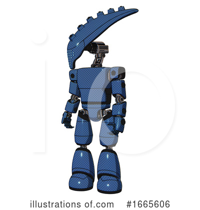 Royalty-Free (RF) Robot Clipart Illustration by Leo Blanchette - Stock Sample #1665606