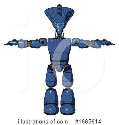 Royalty-Free (RF) Robot Clipart Illustration by Leo Blanchette - Stock Sample #1665614