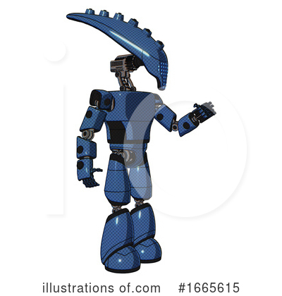 Royalty-Free (RF) Robot Clipart Illustration by Leo Blanchette - Stock Sample #1665615
