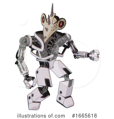Royalty-Free (RF) Robot Clipart Illustration by Leo Blanchette - Stock Sample #1665618