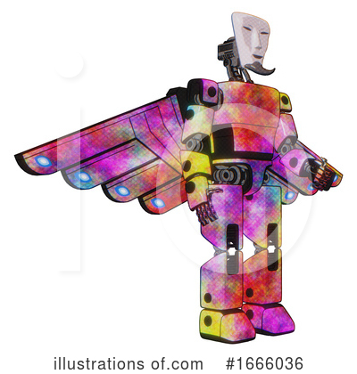 Royalty-Free (RF) Robot Clipart Illustration by Leo Blanchette - Stock Sample #1666036