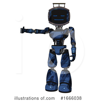 Royalty-Free (RF) Robot Clipart Illustration by Leo Blanchette - Stock Sample #1666038