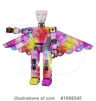 Royalty-Free (RF) Robot Clipart Illustration by Leo Blanchette - Stock Sample #1666040
