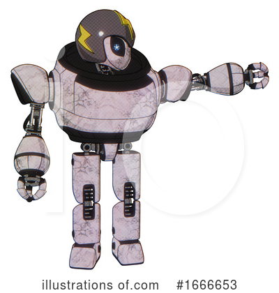 Royalty-Free (RF) Robot Clipart Illustration by Leo Blanchette - Stock Sample #1666653