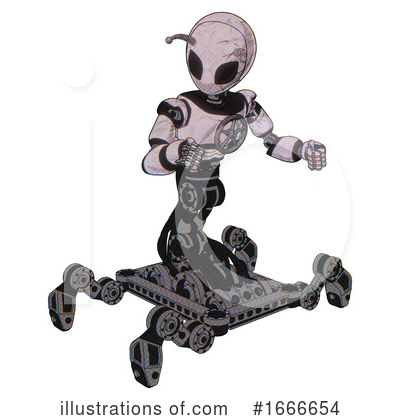 Royalty-Free (RF) Robot Clipart Illustration by Leo Blanchette - Stock Sample #1666654