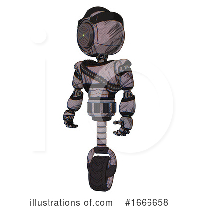Royalty-Free (RF) Robot Clipart Illustration by Leo Blanchette - Stock Sample #1666658