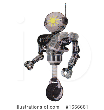 Royalty-Free (RF) Robot Clipart Illustration by Leo Blanchette - Stock Sample #1666661