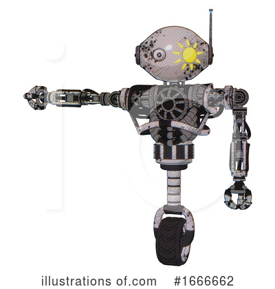 Royalty-Free (RF) Robot Clipart Illustration by Leo Blanchette - Stock Sample #1666662