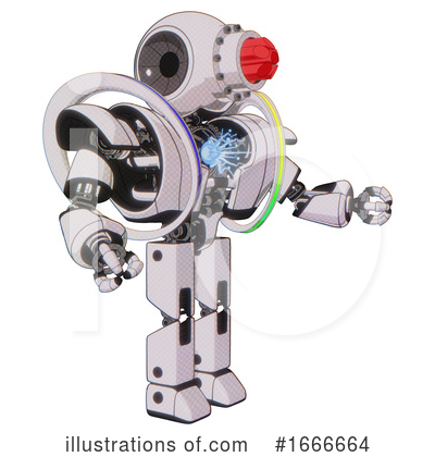Royalty-Free (RF) Robot Clipart Illustration by Leo Blanchette - Stock Sample #1666664