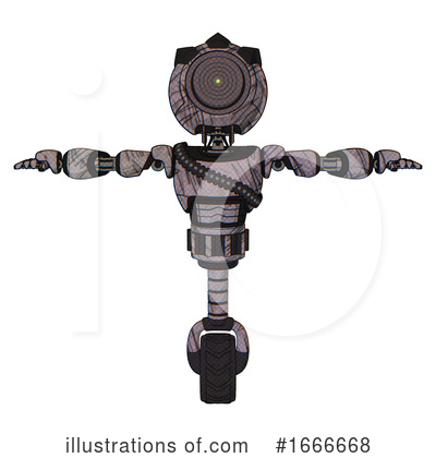 Royalty-Free (RF) Robot Clipart Illustration by Leo Blanchette - Stock Sample #1666668