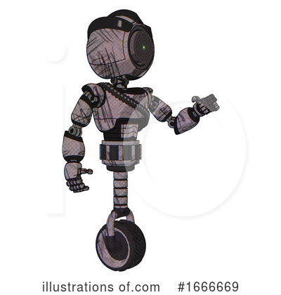 Royalty-Free (RF) Robot Clipart Illustration by Leo Blanchette - Stock Sample #1666669