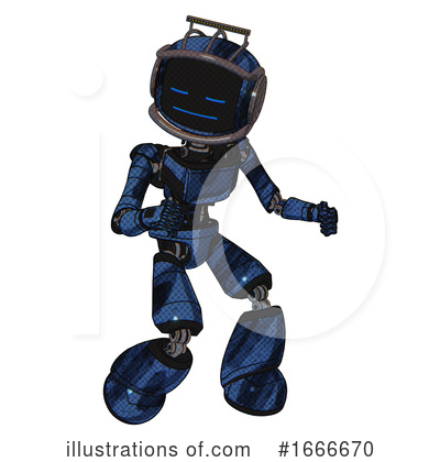 Royalty-Free (RF) Robot Clipart Illustration by Leo Blanchette - Stock Sample #1666670
