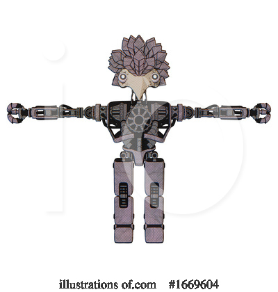 Royalty-Free (RF) Robot Clipart Illustration by Leo Blanchette - Stock Sample #1669604