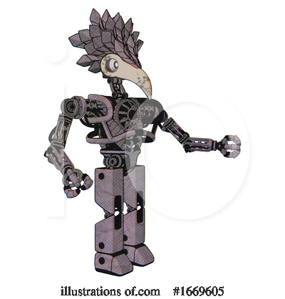 Royalty-Free (RF) Robot Clipart Illustration by Leo Blanchette - Stock Sample #1669605