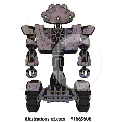 Royalty-Free (RF) Robot Clipart Illustration by Leo Blanchette - Stock Sample #1669606