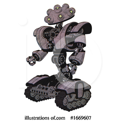 Royalty-Free (RF) Robot Clipart Illustration by Leo Blanchette - Stock Sample #1669607