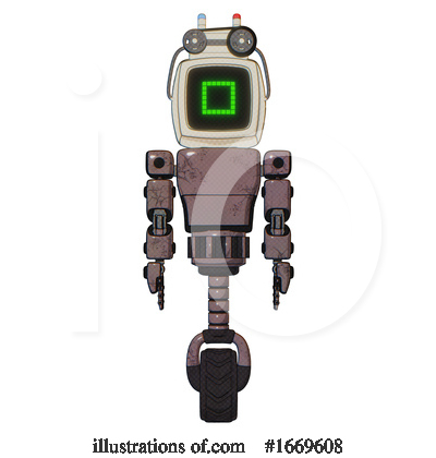 Royalty-Free (RF) Robot Clipart Illustration by Leo Blanchette - Stock Sample #1669608