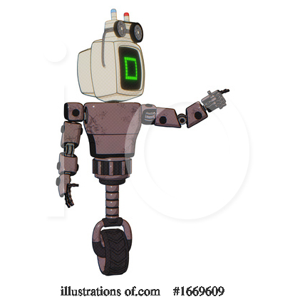 Royalty-Free (RF) Robot Clipart Illustration by Leo Blanchette - Stock Sample #1669609