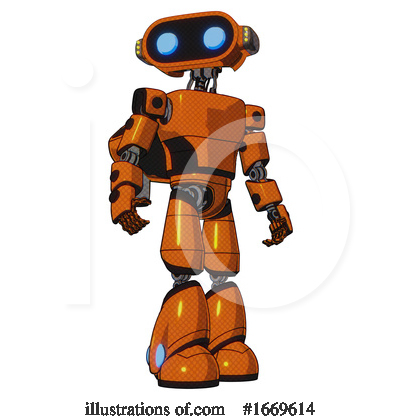 Royalty-Free (RF) Robot Clipart Illustration by Leo Blanchette - Stock Sample #1669614