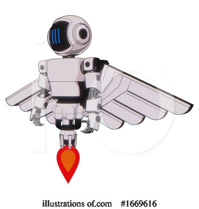 Royalty-Free (RF) Robot Clipart Illustration by Leo Blanchette - Stock Sample #1669616