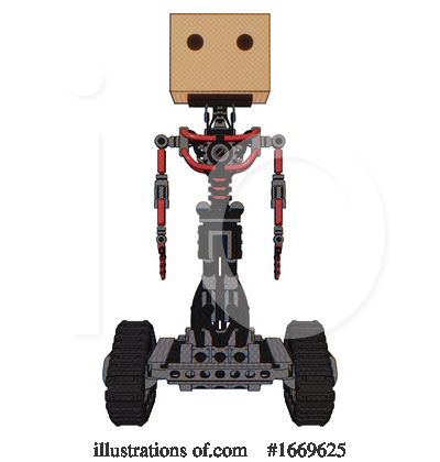 Royalty-Free (RF) Robot Clipart Illustration by Leo Blanchette - Stock Sample #1669625