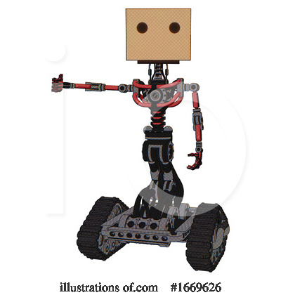 Royalty-Free (RF) Robot Clipart Illustration by Leo Blanchette - Stock Sample #1669626