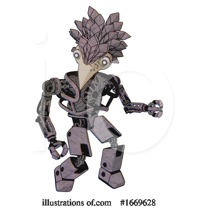 Royalty-Free (RF) Robot Clipart Illustration by Leo Blanchette - Stock Sample #1669628