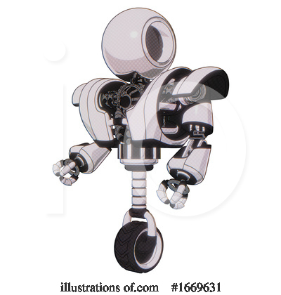 Royalty-Free (RF) Robot Clipart Illustration by Leo Blanchette - Stock Sample #1669631