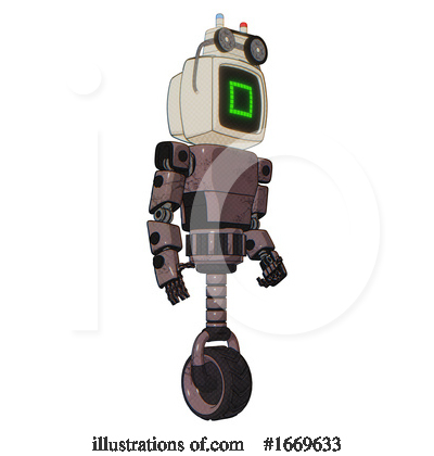 Royalty-Free (RF) Robot Clipart Illustration by Leo Blanchette - Stock Sample #1669633