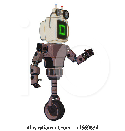 Royalty-Free (RF) Robot Clipart Illustration by Leo Blanchette - Stock Sample #1669634